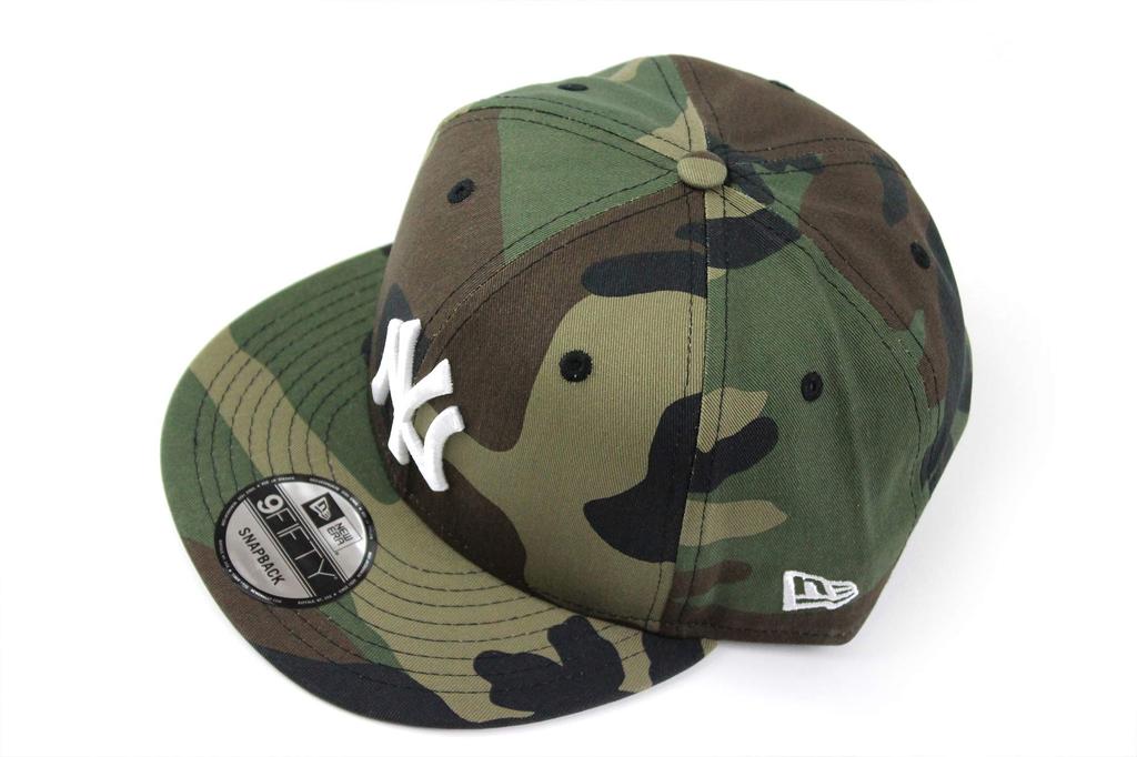 [New Era] Yankees Snapback Cap 9FIFTY CAMOWHITE