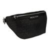 Michael Kors MK Cooper Сумка-кроссбоди на пояс с принтом логотипа и застежкой-молнией из покрытого холста Мини Мужские сумки Черный 37T4LCOY1B-BLACK