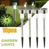 16pcs Outdoor Solar Lights Garden Lamp Solar Powered Waterproof Landscape Path LED Light for Yard Backyard Lawn Patio Decorative