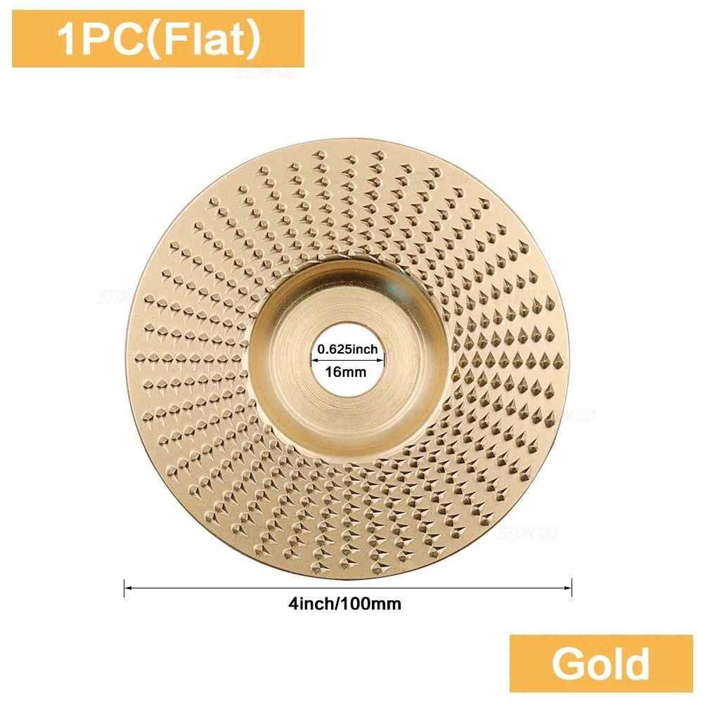 1/3Pcs Carbon Steel Wood Polishing Wheel Abrasive Tool Angle Grinder Disc Wood Grinding Wheel