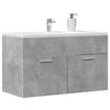 VidaXL Bathroom Vanity Unit Concrete Grey Engineered Wood, Bathroom Sink Cabinet, Bathroom Furniture 856214
