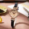 New Watch Women's Design Student Retro Small Round Watch Ladies Belt Niche Simple Temperament Watch