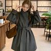 New coat autumn and winter trendy new small medium style versatile thin coat women