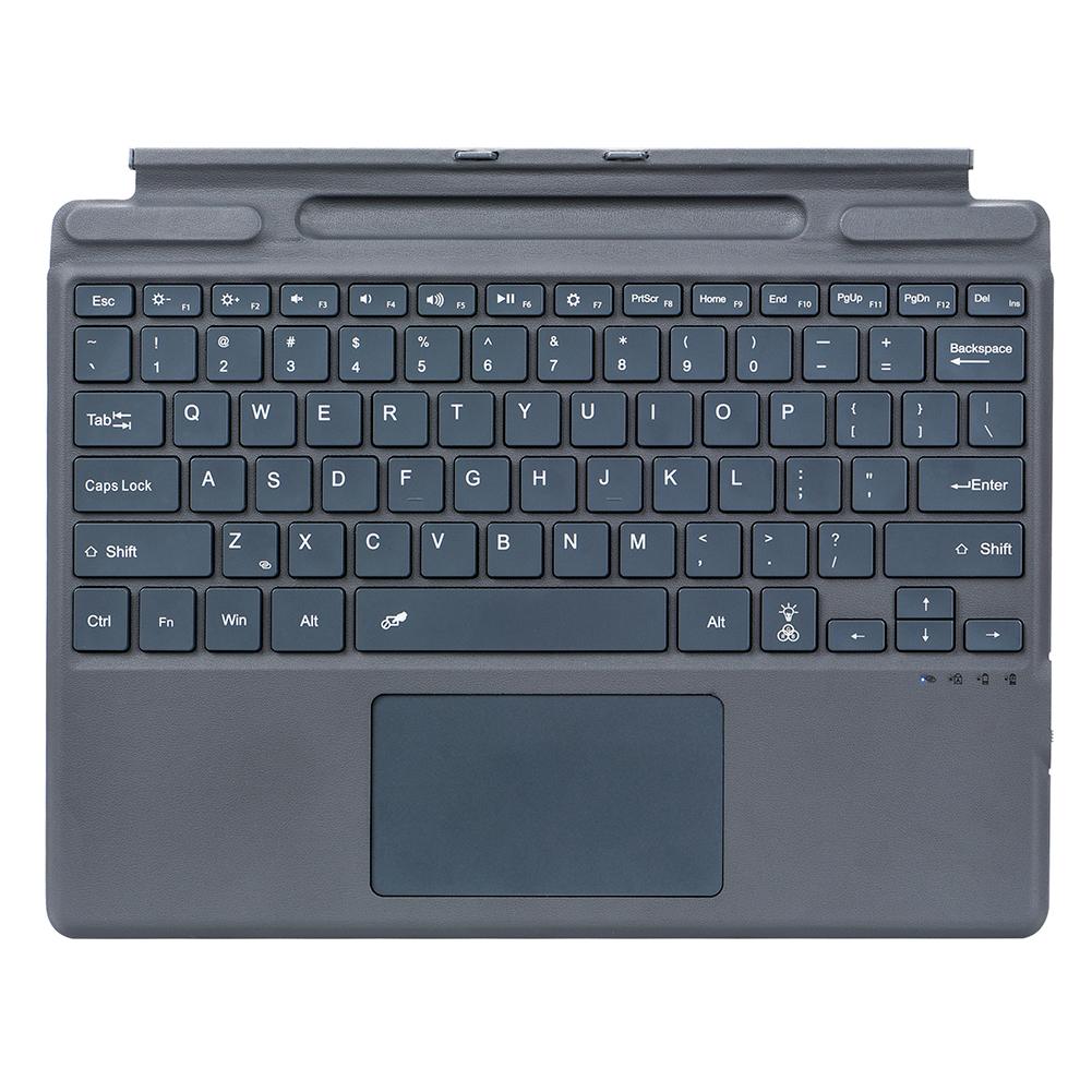 Magnetic Keyboard for Surface Pro 11/10/9/8/X Slim Bluetooth Wireless Keyboard With Touch Pad, Pen Slot, Backlight,Type C Charge