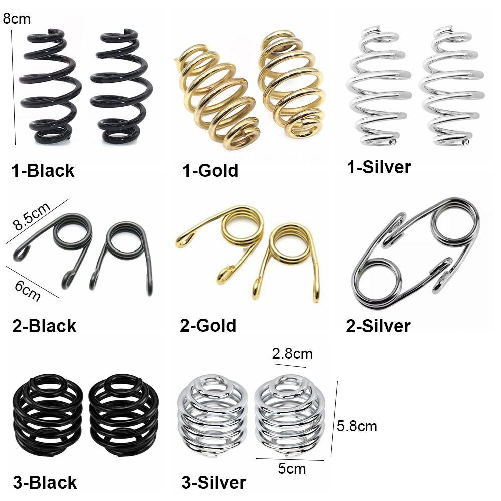 Серебристый Золотой Черный Комплект Креплений Пружин Сиденья Мотоцикла Пружинный Зажим для Harley/Sportster/Honda