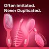 Wet Brush Original Detangler Hair Фиолетовая Щетка для Распутывания Волос Щетина IntelliFlex Скользит Сквозь Колтуны Для Всех Типов Волос Сухие Поврежденные Женщины Мужчины Щетка,