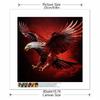 New Arrival 5D DIY Full Circle Diamond Painting "Red Flying Eagle" Embroidery Cross Stitch Home Decor Gift