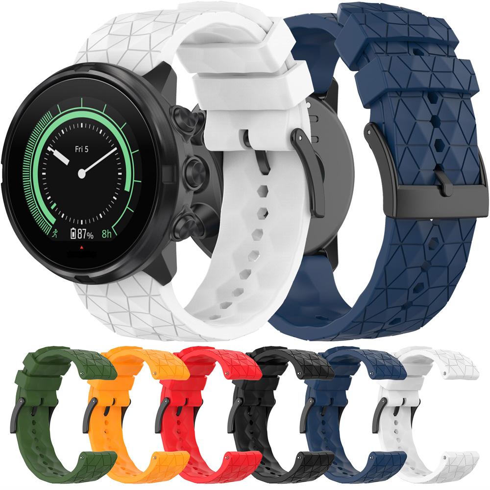 24 мм силиконовый ремешок для Suunto 9 7 D5/ Suunto Spartan Wrist HR/ Baro аксессуары