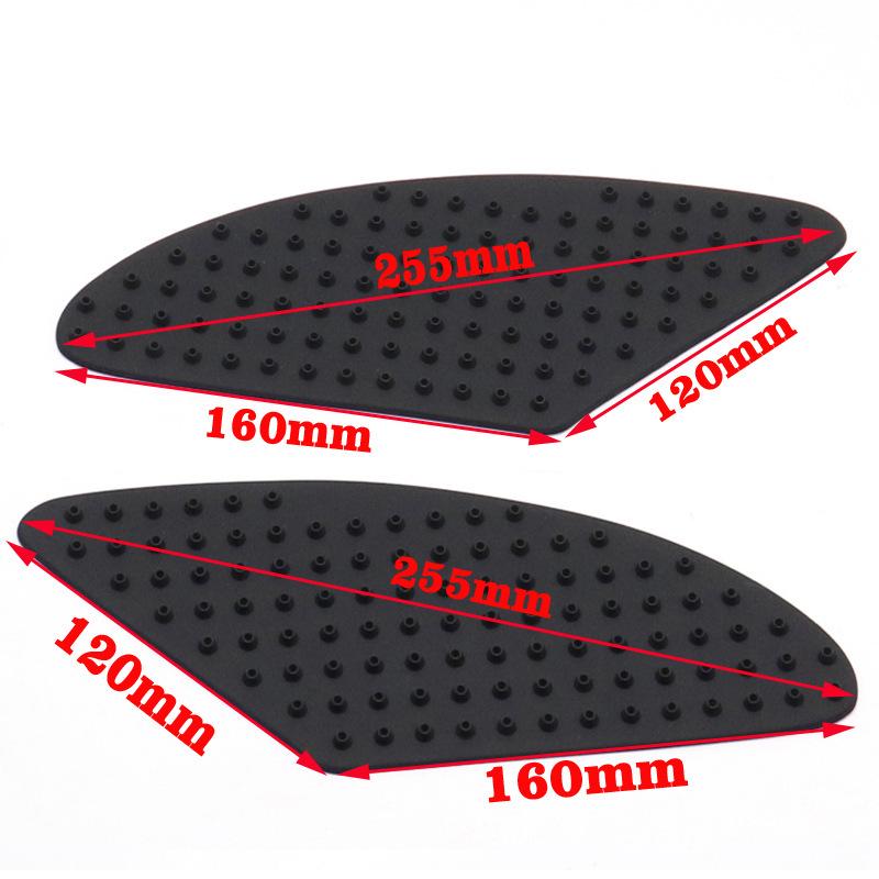 Universal Motorcycle Anti-slip Fuel Tank Knee Pad for Yamaha, Kawasaki, Honda - Heat Insulation Side Sticker