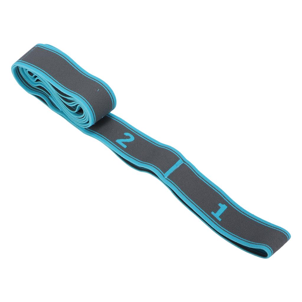 Эластичная лента для женщин, фитнес, высокая эластичность, мульти-тренировочный эластичный ремень(Серо-голубой )