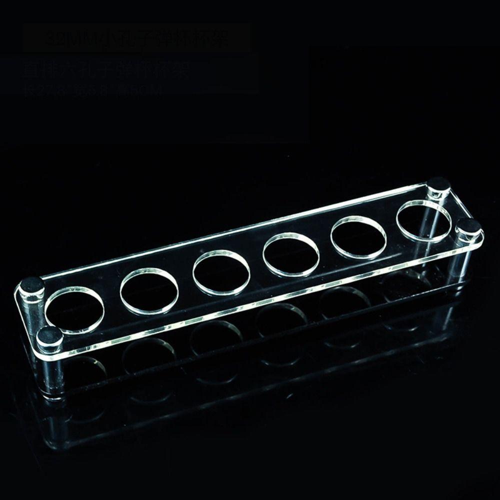 Multi-slots Wine Cup Holder 32/38mm Shot Glasses Holder Supplies Shelf Cup Serving Tray  Champagne