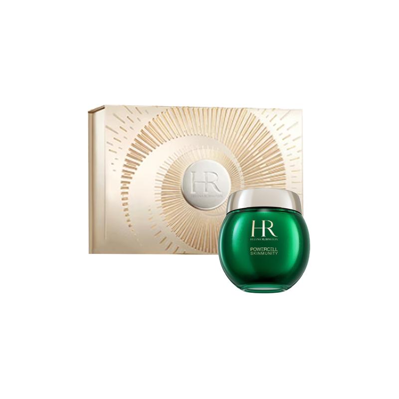 Helena HR Qixi Festival Limited Edition Green Bottle Yuhuo Strong Youth Cream Gift Box Brightening Firming Moisturizing Repair 50ml