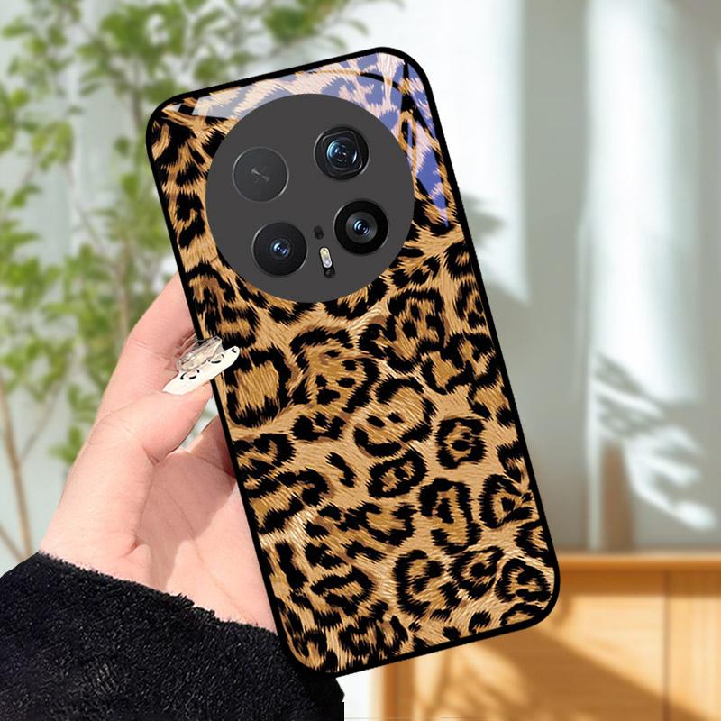 Закаленное Стекло Чехол Для Телефона Для Honor Magic 8 8Pro Роскошная Модная Задняя Крышка Для Magic8 Pro Чехлы BKQ-AN00 Ударопрочный Мультяшный Capa