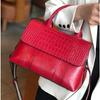Women's Foreskin Spring Wide Shoulder Strap Crossbody Bag Fashionable Commuting Bag