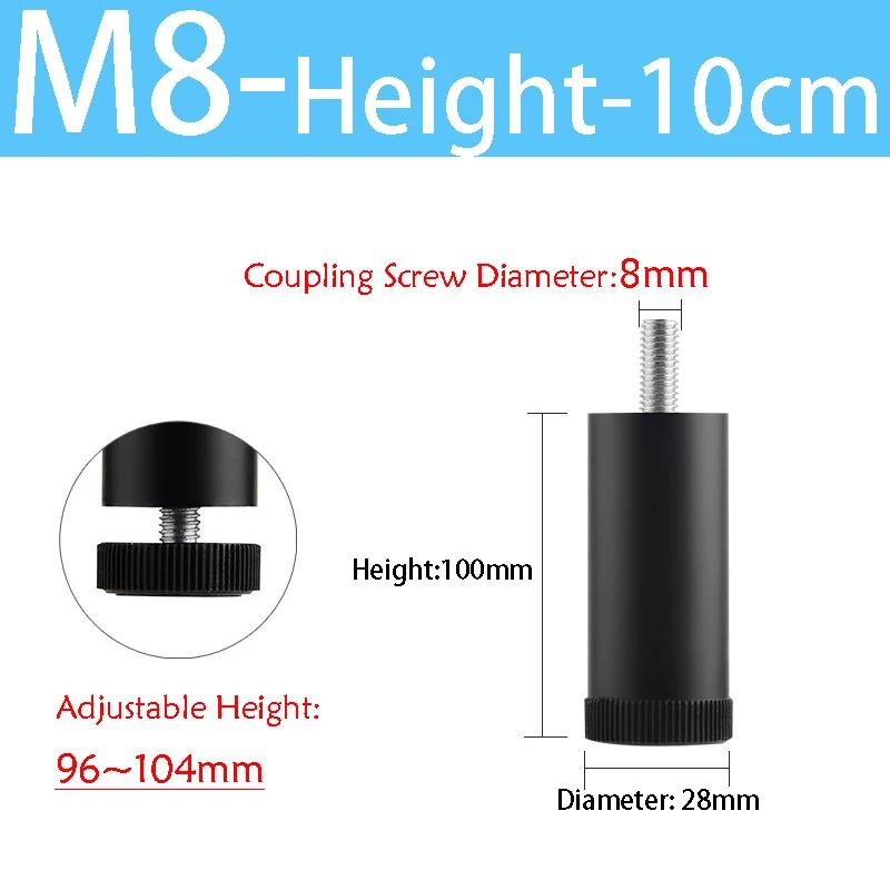 M6 M8 M10 Adjustable Furniture Leg Aluminum Alloy Table Legs For TV Cabinet/Wardrobe/Raised Refrigerator/Washing Machine Feet
