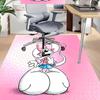 Pink Mouse Bow Carpet For Playroom Bedroom Living Room Sofa Home Decorkids Game Area Rug Nonslip Floor Mat
