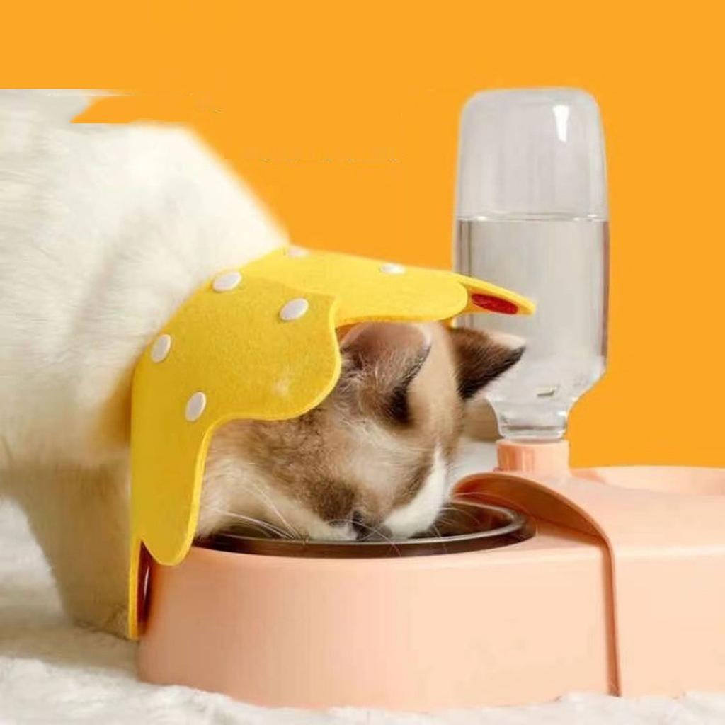 Милый восстановительный воротник, мягкий, регулируемый, для кошек, легкий -Защита от вылизывания, легко надевается для щенка (M(5,5-10 фунтов),желтый)