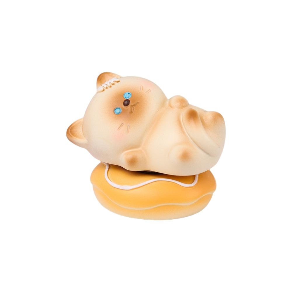 Exquisite Kitty Rotating Figurine Multicolor Table Ornament Cute Siamese Cat Statue Car Ornaments