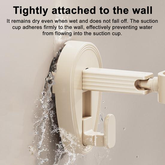 Держатель для фена Yousheng на присоске, высокая грузоподъемность, простая установка, настенное крепление без сверления, вращающаяся на 360 градусов подставка для фена