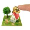 Sankei Studio Ghibli Мини Мой сосед Тоторо Семья Кусакабэ и Кот-автобус Масштаб 1/150 Бумажная модель MP07-02
