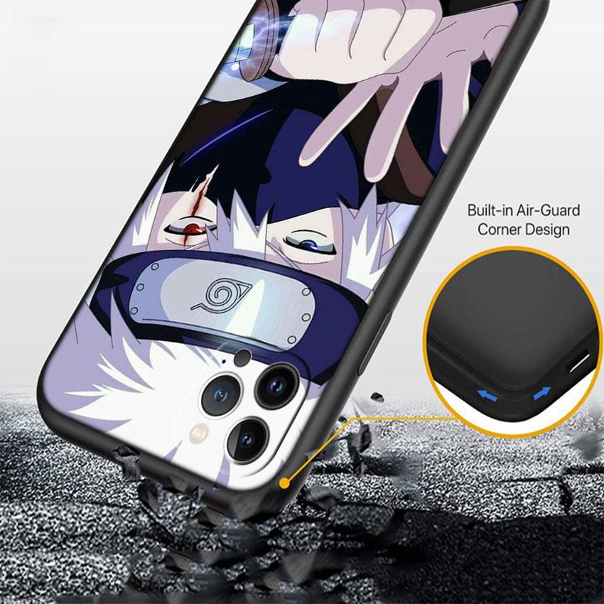 PP49 Naruto Kakashi Soft Shell Phone Case for Samsung Galaxy S20 S21 S22 Ultra FE + Plus A21S A22 A24 A25 A26 A30 A30S A31