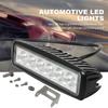 18W 6 LED Car Work Light 7500K High Bright Spotlight 12V Universal Automobile Truck Fog Headlights Waterproof DRL Driving Lamp