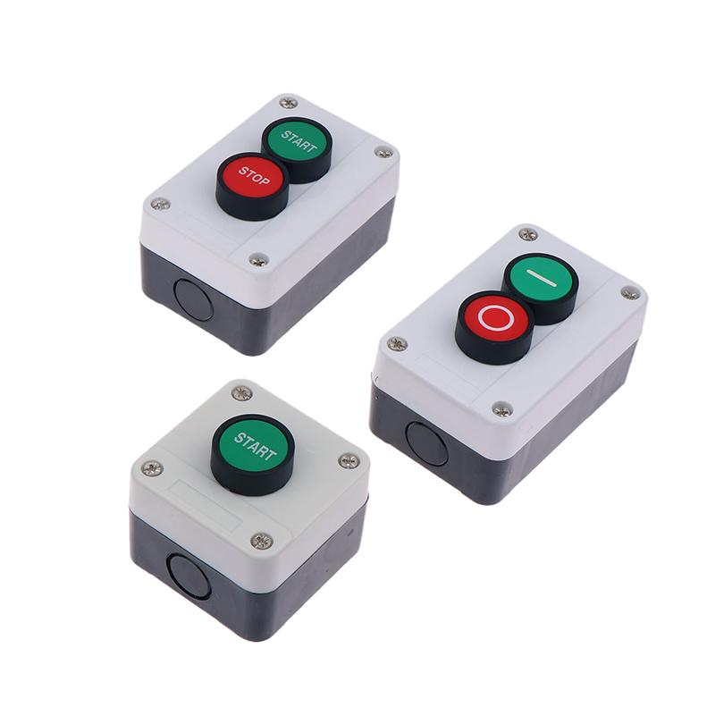 1 Piece Emergency Stop Industrial Control Button Box With Arrow Symbol Cnc Start Stop Self Sealing Waterproof Button Switch