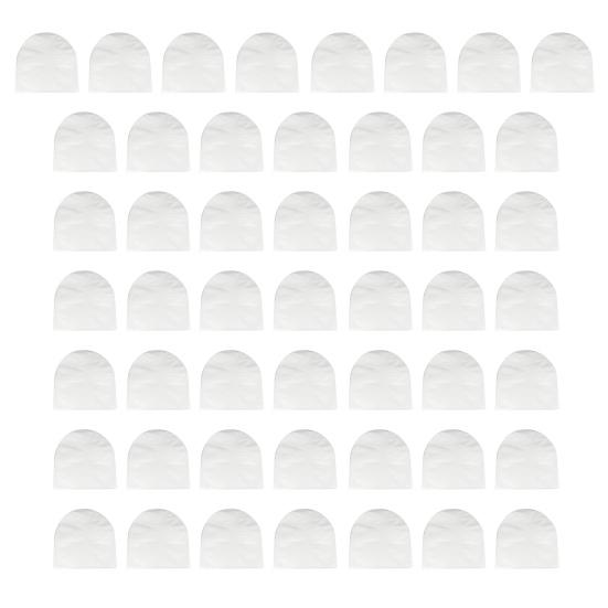 50Pcs Vinyl Record Inner Sleeves Dustproof Scratch-Resistant Anti-Static Plastic Round Bottom EP Protective Sleeves