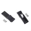 2 Pieces 4'' Flexible Draw Latch Soft Black Rubber Replace