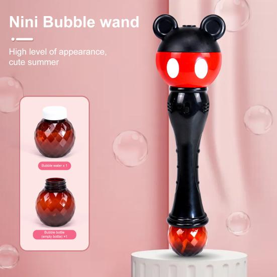 Bubble Machine with Light Music for Kids Automatic Bubble Blower Maker Toy Bubble Stick Easter Basket Stuffers Birthday Gifts for Boys Girls