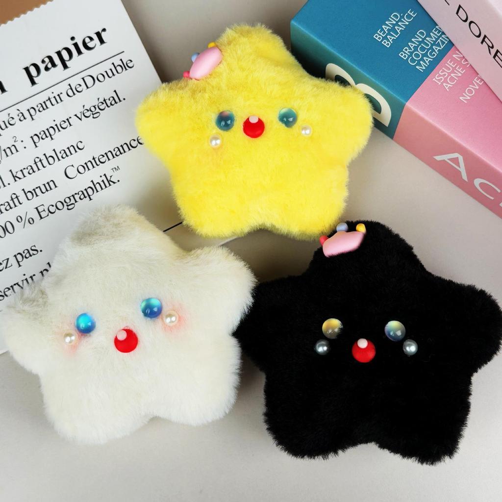 Звезда Пищалка Подвеска: Милый плюшевый брелок-подвеска, Идеально подходит для подарков и промо-акций на уличных прилавках