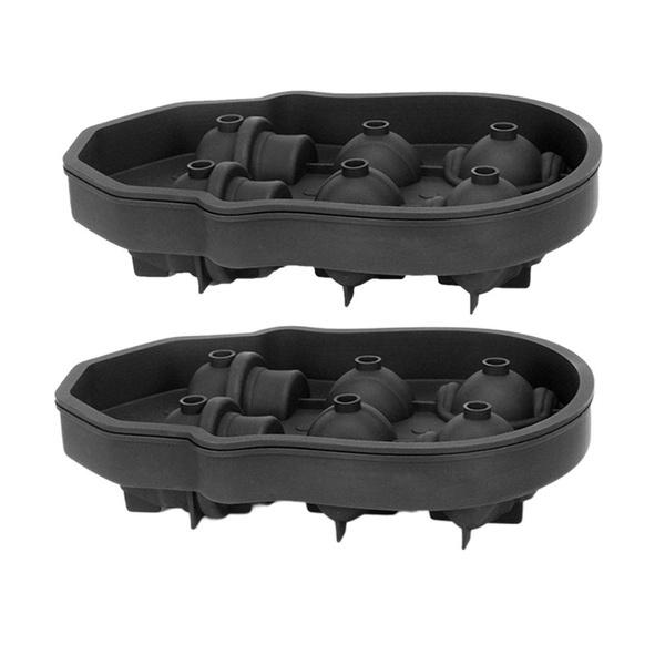 6 в 1 DIY череп форма для льда череп создатель ледяных шаров 3D трехмерные формы для лотков силиконовые формы для виски, кубиков льда, печенья и печенья