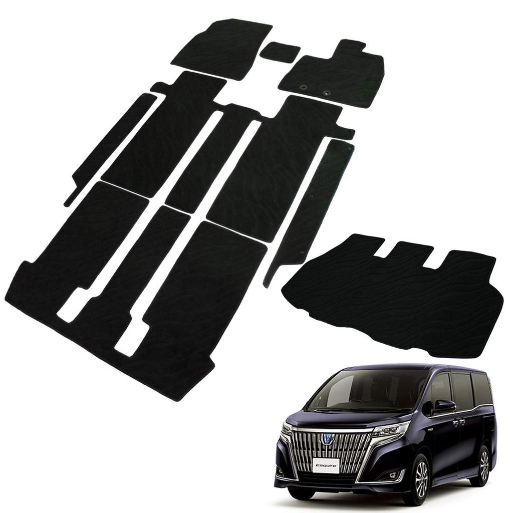 Fenice Car Mat Floor Mat Luggage Mat Step Mat Domestic Production Esquire 80 Series Gasoline Vehicle 7 Wave Black Shape Resistant To Slip Car Mat