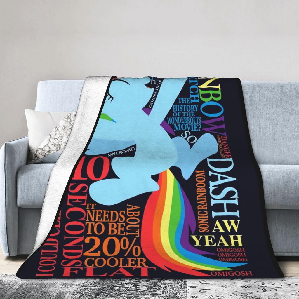 My Little Pony Дружба — это магия Мягкое Теплое Одеяло Детское Взрослое Плюшевое Одеяло с Рисунком Домашний Декор Фланелевый Чехол для Дивана Кровати