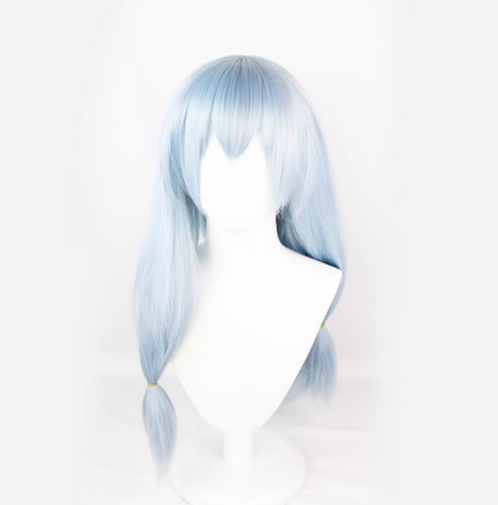 Аниме 60 см дзюдзюцу кайсен Махито парик для косплея длинные серебристые синие серые термостойкие синтетические волосы аниме парики для косплея
