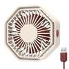 Bigqin Tabletop Small Small But 3 Levels of Air USB Adjustable Fan Beige Fan, Quiet, Fan, Powerful, Volume, Powered, Angle, Office/Living