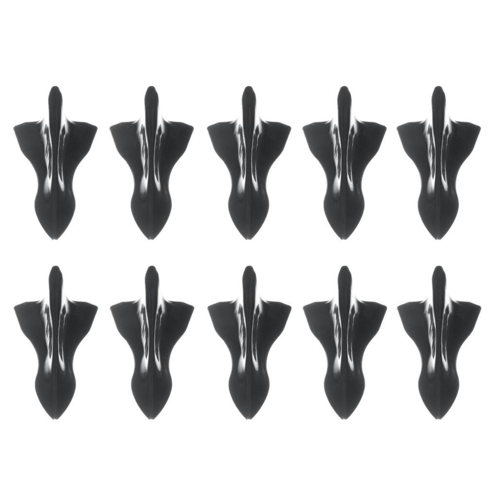 10 шт. Узор из углеродного волокна для автомобиля, авто, плавник акулы, диффузор, генератор вихрей, крыло, спойлер, бампер, аксессуары, детали