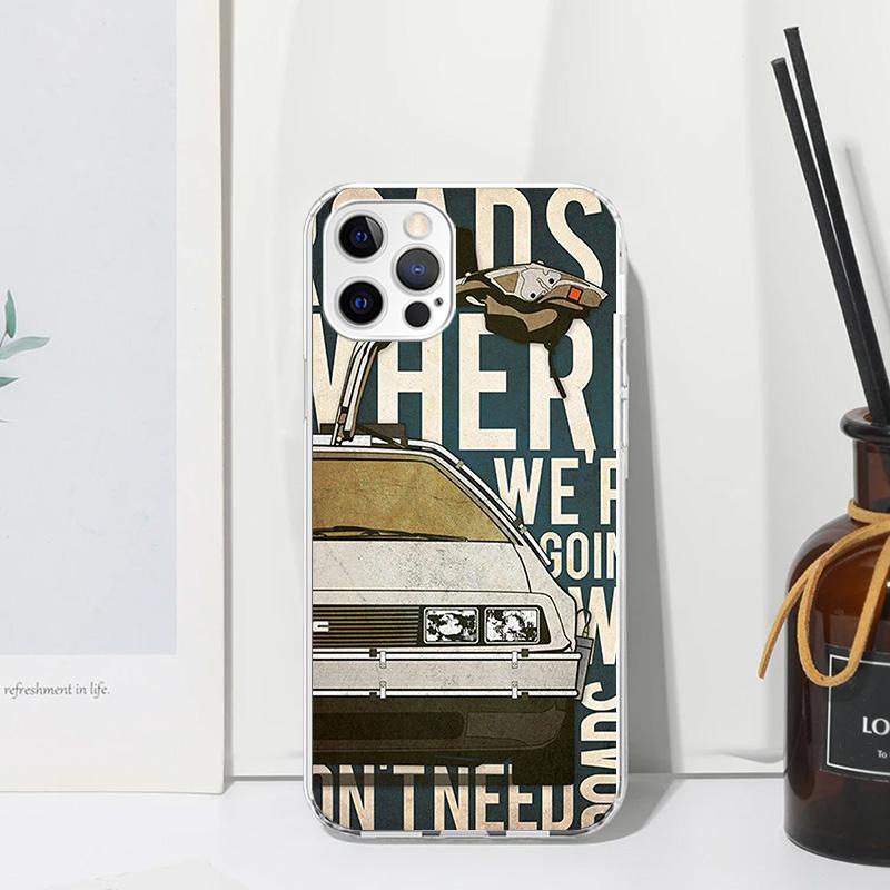 Back To The Future TV Phone Case For Iphone 17 Air 16 15 Plus 16E 14 Pro Max 13 Mini 12 11 7 8 SE Fundas Soft Back Cover 17 Air
