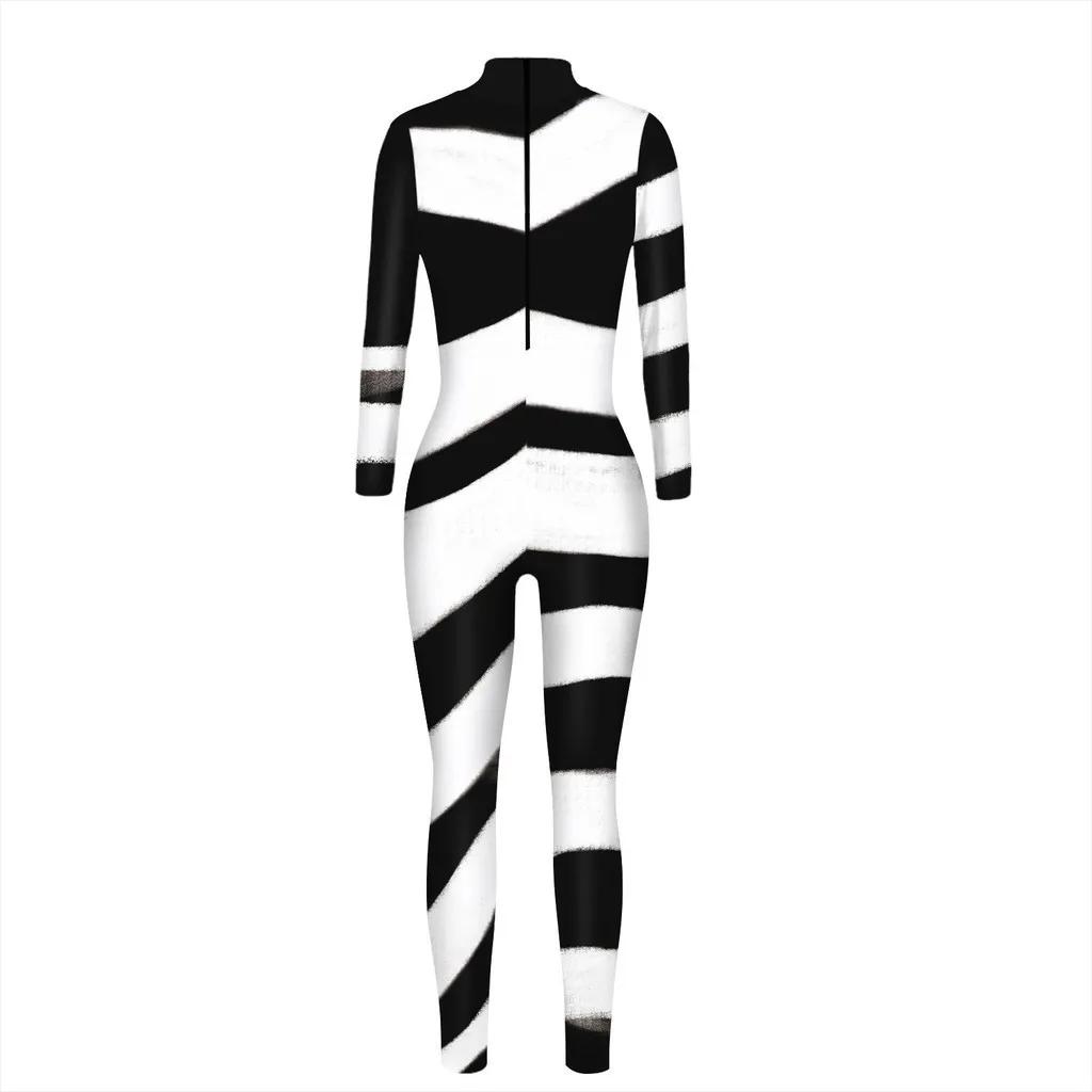 3D цифровая печать сценические костюмы для взрослых Хэллоуин мероприятия карнавал тематическая вечеринка косплей костюм ролевые игры комбинезон