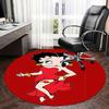Коврик для стула Betty Boop - Круглый ковер для домашнего декора, офисного использования, гостиной
