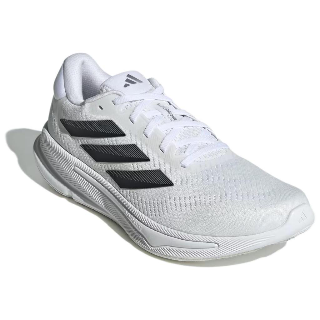 Adidas Supernova Ease Comfortable Versatile Non-Slip Durable Low-Top Running Shoes Men Sneakers White Black JH8559