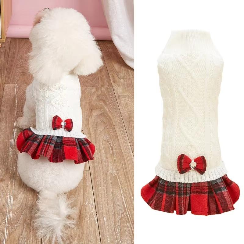Fall New Eco-friendly British Acrylic Solid Classic Comfortable & Protective Dress for Cats & Dogs