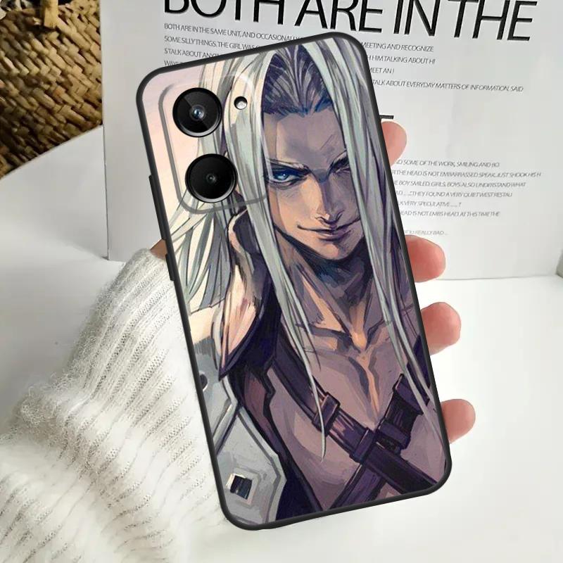 Чехол Final Fantasy Sephiroth для Realme C55 C53 C51 C35 C33 C30 C67 C21Y C25s C15 9 10 12 11 Pro Plus GT Neo5