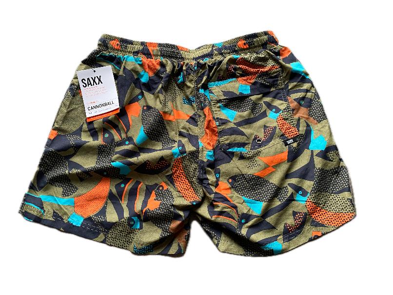 Saxx Underwear Cannonball 2in1 Men's Swim Shorts, 5" Length, Size S