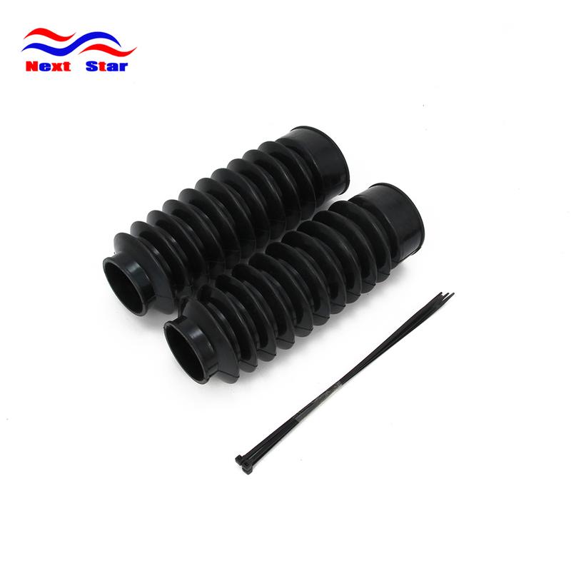 Motorcycle Rubber Front Fork Dust Cover Gaiters Gators Boots Shock Absorber 49MM For Harley Dyna FXDWG 2007 2008 2010 2011