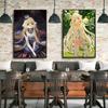 Chobits Ретро Холст Картины Постер Винтаж Комната Бар Кафе Декор Домашний Декор