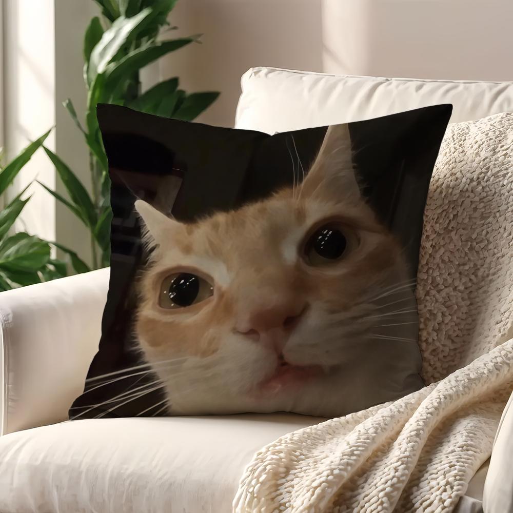 Cute Cat Funny cushion cover For Pillow Printing Sofa Decoration Home Car Room Coffee Shop Office Nordic Simplicity