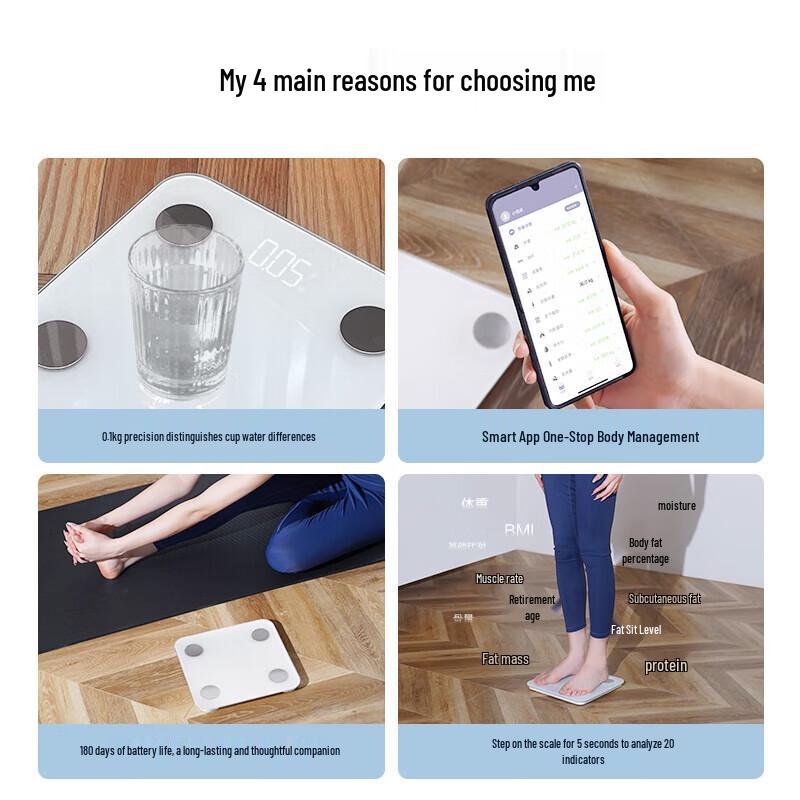 ICOMON Smart Body Composition Scale