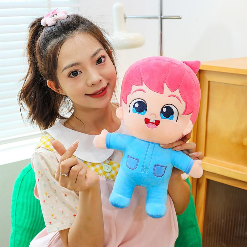 Плюшевая игрушка Bebefinn из полипропиленового хлопка для детей, компаньон для сна, мягкая кукла для мальчиков и девочек