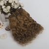 Длина 20 см 500 см Шерстяная кудрявая прядь для волос куклы Kinky Curly Шерстяной материал Парик для куклы Наращивание Ручная работа DIY Аксессуары для кукол